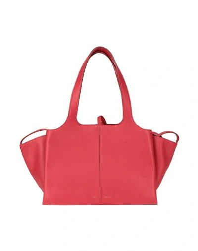 Shop Celine Handbag In Red