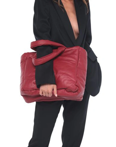 Shop Mia Bag Handbag In Brick Red