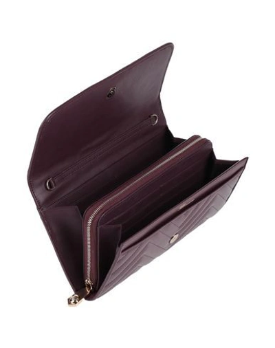 Shop Blumarine Handbags In Deep Purple