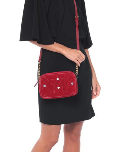 Shop Mcm Cross-body Bags In Red