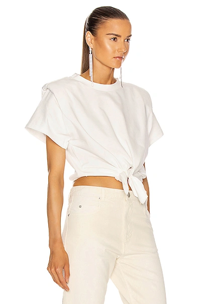 Shop Isabel Marant Belita Tee Shirt In White