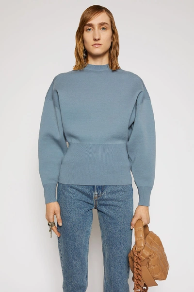 Shop Acne Studios Dolman-sleeve Sweater Dusty Blue