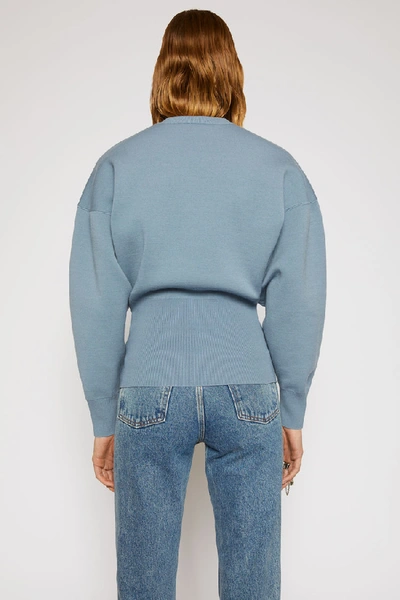 Shop Acne Studios Dolman-sleeve Sweater Dusty Blue