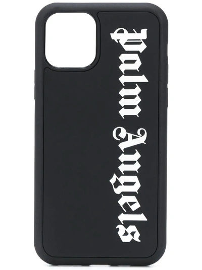 Shop Palm Angels Logo-print Iphone 11 Pro Case In Black