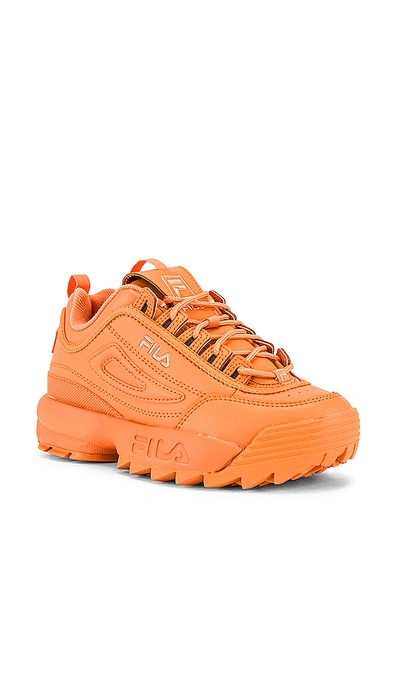 Shop Fila Disruptor Ii Premium Sneaker In Cadmium Orange