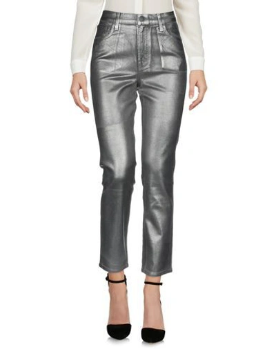 Shop J Brand Woman Pants Grey Size 27 Cotton, Modal, Polyester, Polyurethane