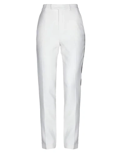 Shop Philosophy Di Lorenzo Serafini Woman Pants White Size 4 Viscose, Virgin Wool, Polyester