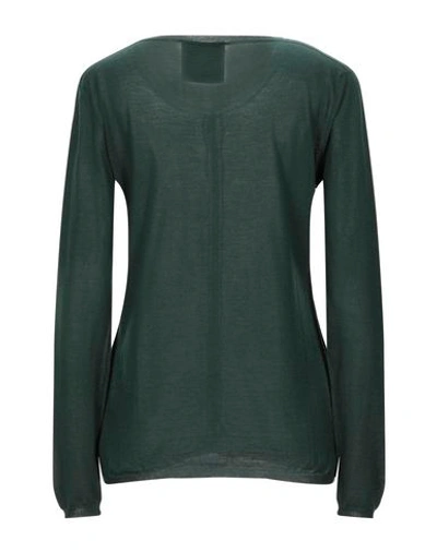 Shop Alyki Cardigan In Dark Green