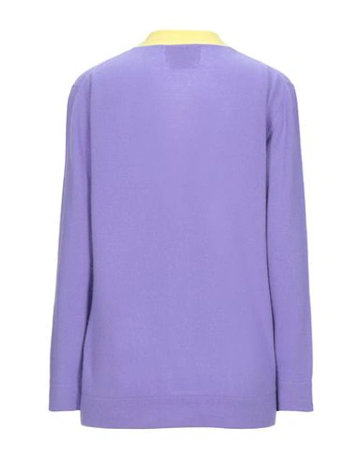 Shop Jumper 1234 Cardigan In Lilac