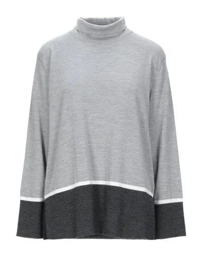 Shop Anneclaire Turtleneck In Grey