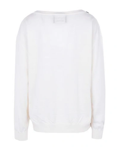 Shop Boutique Moschino Sweaters In Ivory