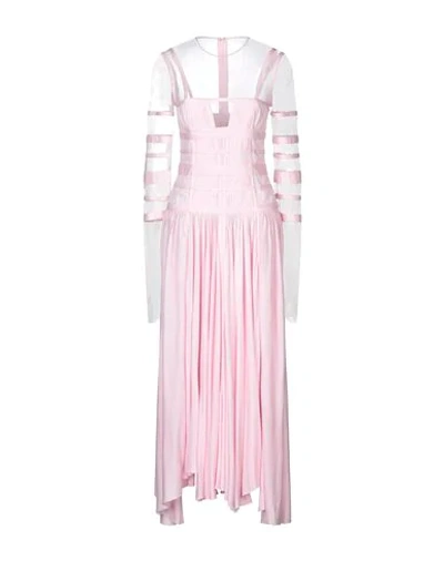 Shop Giovanni Bedin Long Dresses In Pink