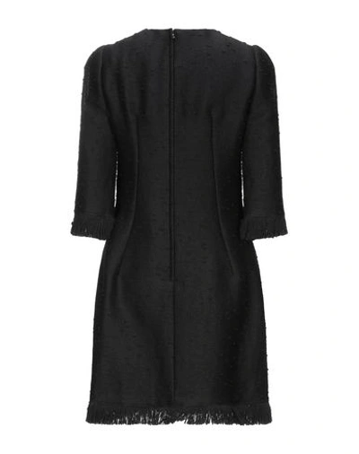Dolce & Gabbana Short Dresses In Black
