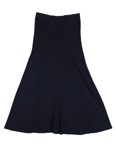Shop Wood Wood 3/4 Length Skirts In Dark Blue