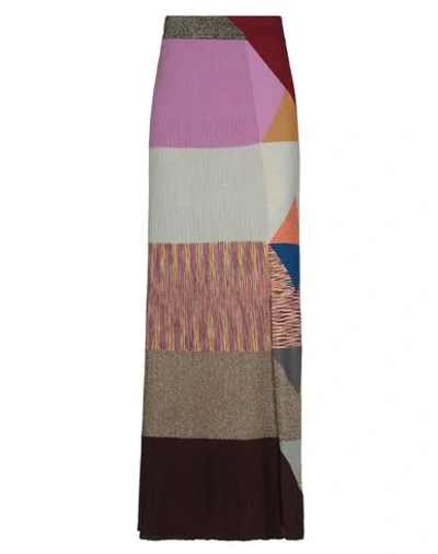 Shop Missoni Long Skirts In Grey