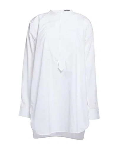 Shop Jil Sander Woman Shirt White Size 10 Cotton
