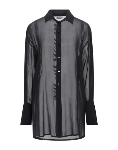 Shop Ih Nom Uh Nit Silk Shirts & Blouses In Black