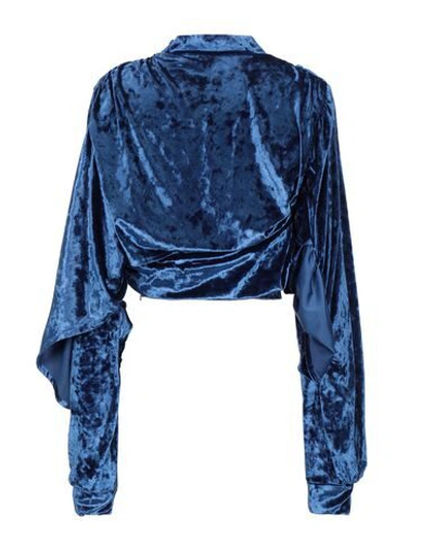 Shop Y/project Blouses In Blue