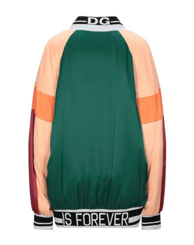 Shop Dolce & Gabbana Jackets In Green