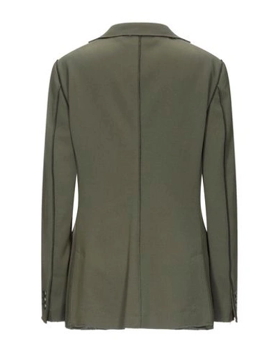 Shop Maurizio Miri Suit Jackets In Military Green