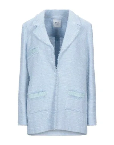 Shop Weill Suit Jackets In Sky Blue