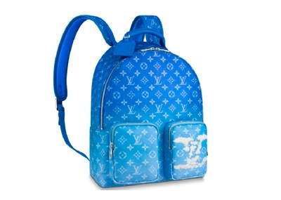 lv blue cloud bag