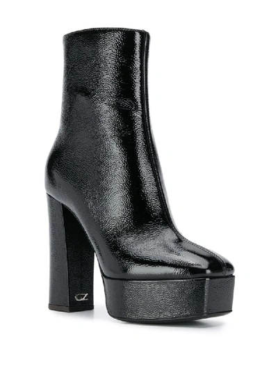 Shop Giuseppe Zanotti Morgana Platform Ankle Boots In Black