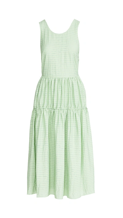 Shop Stine Goya Tulula Dress In Sage