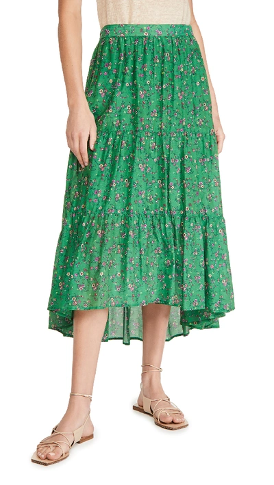 Xirena Iris Skirt In Green