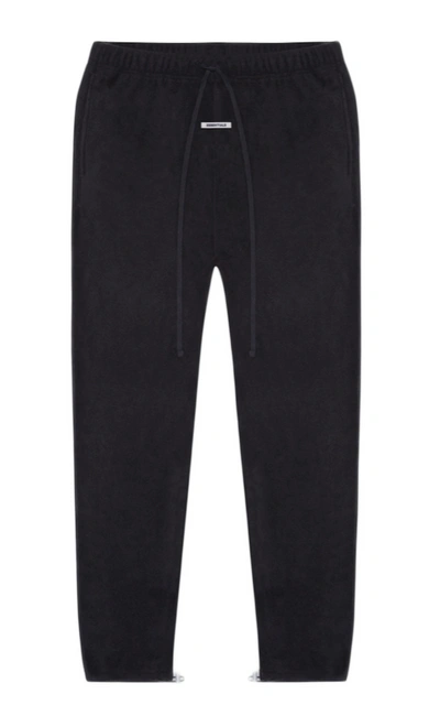 Pre-owned Fear Of God Essentials Polar Fleece Sweatpants Dark Slate/stretch Limo/black