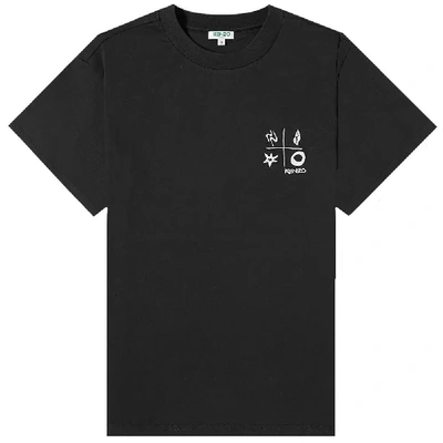 Shop Kenzo Compass T-shirt In Black