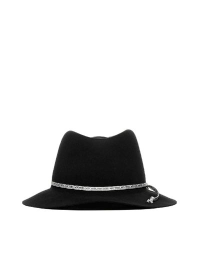 Shop Maison Michel Hat In Black