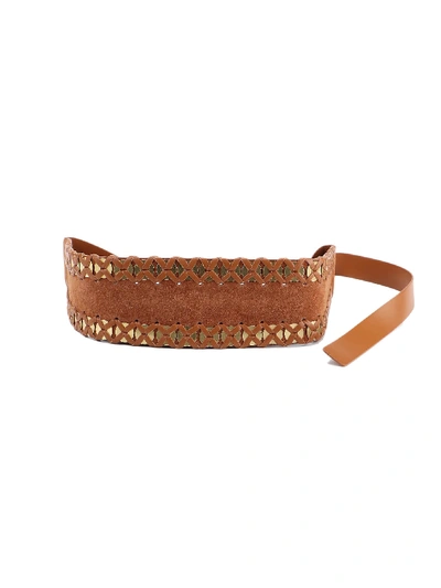 Shop Pinko Nitrito Belt In Cognac