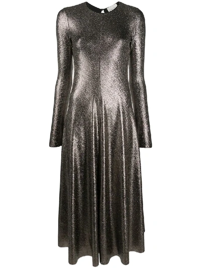 Shop Forte Forte Metallic Midi Dress