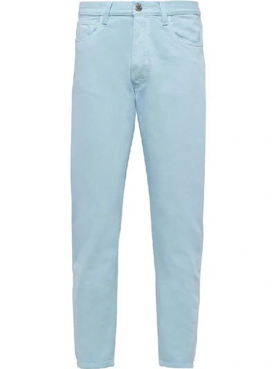 Shop Prada Slim-fit Jeans In Blue