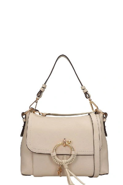 Shop See By Chloé Joan Shoulder Bag In Beige Leather