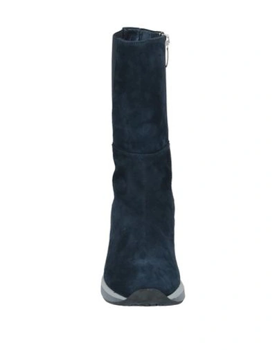 Shop Cesare Paciotti 4us Ankle Boots In Dark Blue