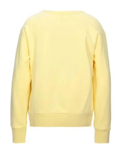 Shop Gucci Sweatshirt In Light Yellow