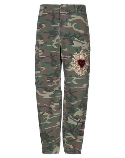 Shop Dolce & Gabbana Pants In Military Green