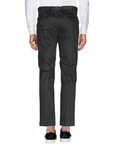 Shop Boglioli Man Pants Lead Size 32 Cotton, Elastane In Grey