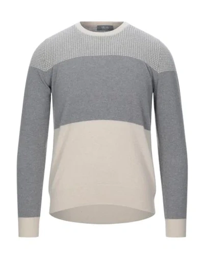 Shop Aran Cashmere Sweater In Grey