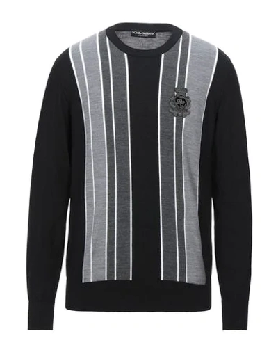 Shop Dolce & Gabbana Sweaters In Black