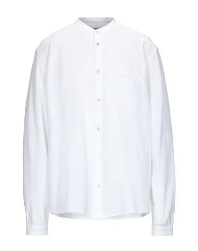 Shop A Kind Of Guise Solid Color Shirt In White