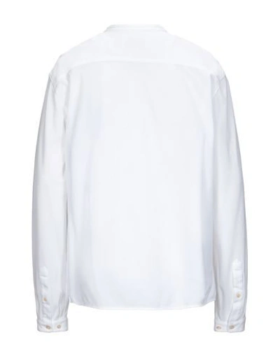 Shop A Kind Of Guise Solid Color Shirt In White