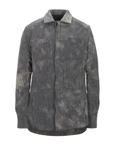 Shop Tom Rebl Jackets In Steel Grey