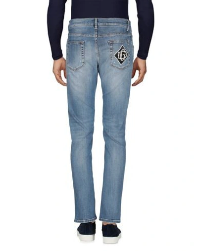 Shop Dolce & Gabbana Man Jeans Blue Size 36 Cotton, Elastomultiester, Elastane