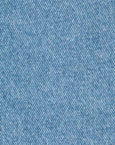 Shop Loewe Man Jeans Blue Size 34 Cotton, Calfskin