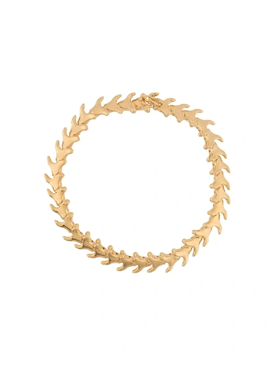 Shop Shaun Leane Serpent Trace Slim Bracelet In Gold
