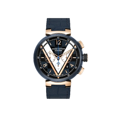 Louis Vuitton Tambour Damier Cobalt 