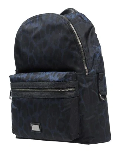 Shop Dolce & Gabbana Backpack & Fanny Pack In Dark Blue